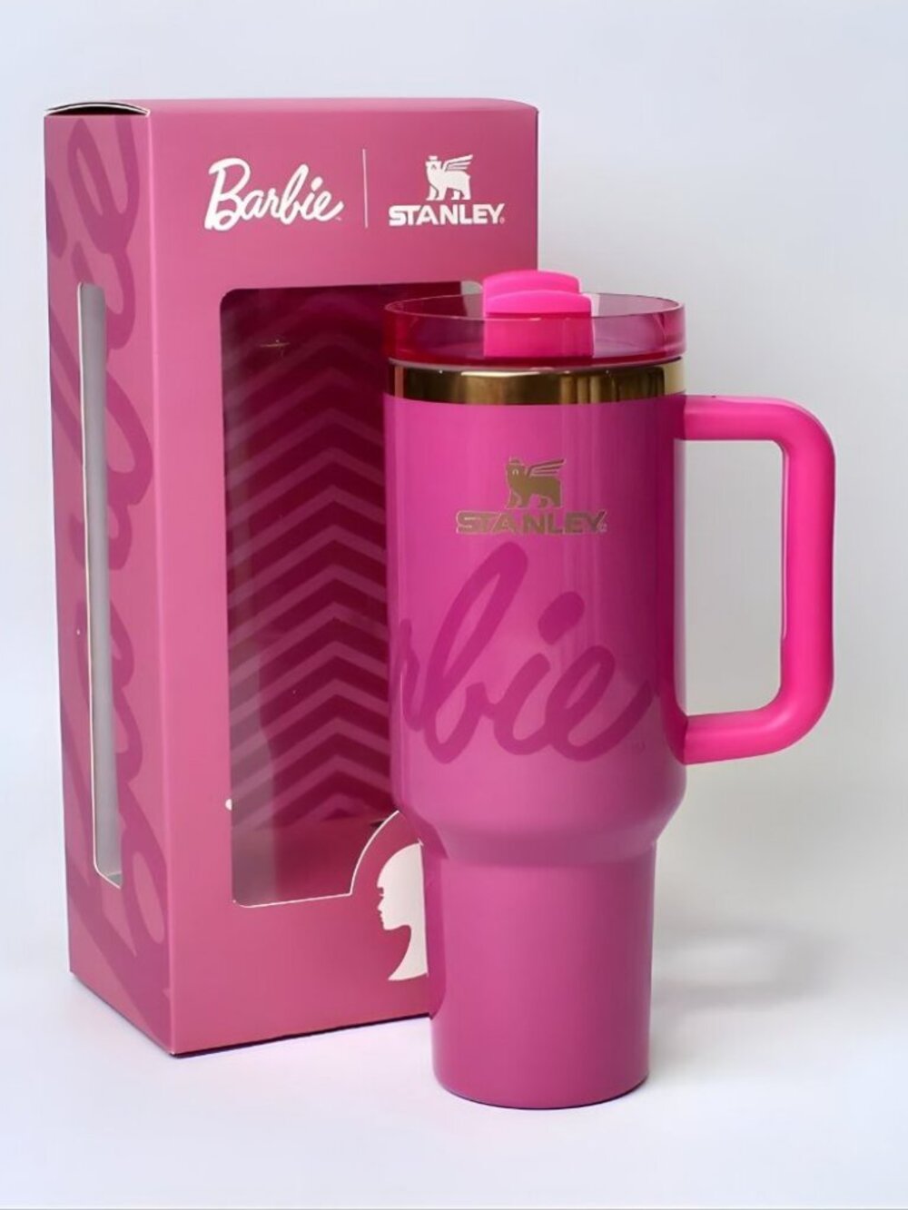 Unreleased Barbie x Stanley Cup Quencher H2.0 Tumbler 40oz